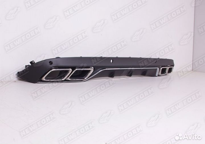 Диффузор 63 AMG Mercedes C205 без AMG пакета