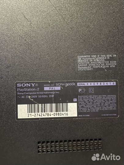 Sony playstation 2 slim scph-90008