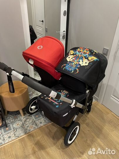 Коляска для двойни и погодок bugaboo donkey twin