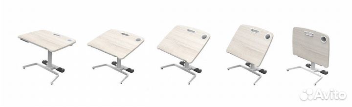 Детский растущий комплект мебели парта и стул