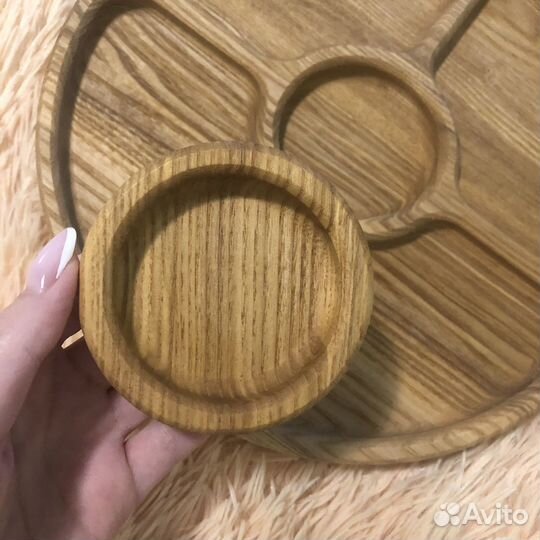 Менажница деревянная новая