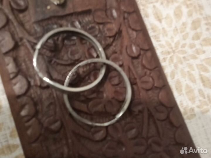 Серьги серебро