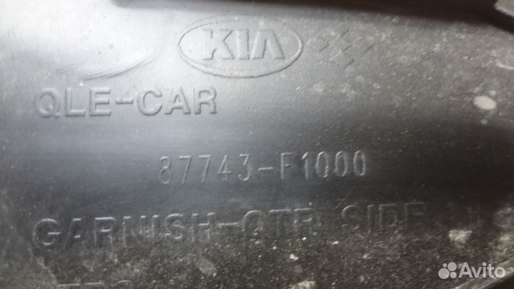 Kia Sportage 2016 Накладка заднего крыла левого