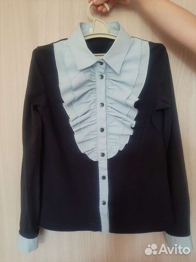 Блузка школьная для девочки размер 134