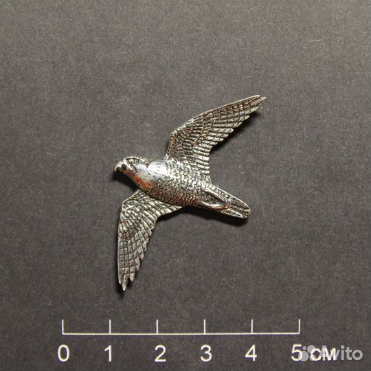 Значок брошь Сокол соколиная охота