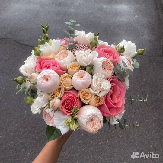 Букет невесты кустовая роза Flowers124 цветы