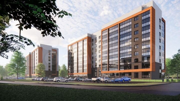 2-к. квартира, 71,4 м², 1/9 эт.