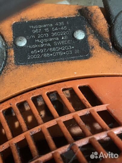 Бензопила husqvarna 435 II