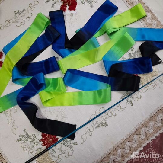 Лента для художественной гимнастики и палочка