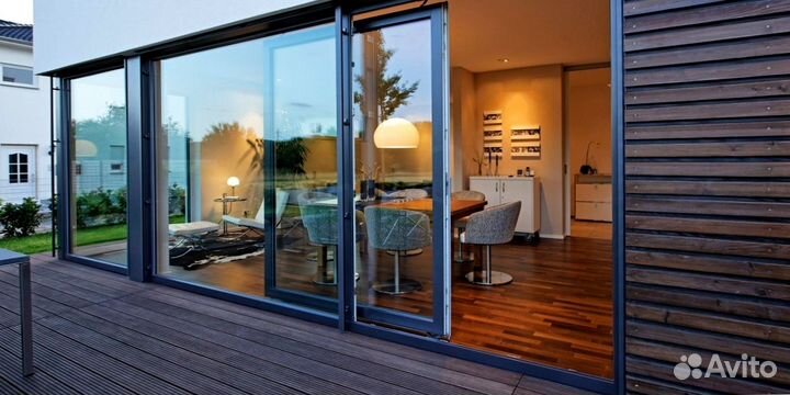 Алюминиевые окна входные двери