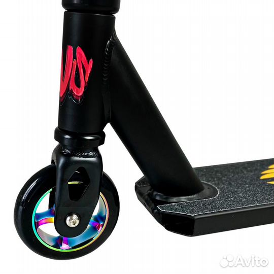 Самокат трюковый zevs Black Pantera