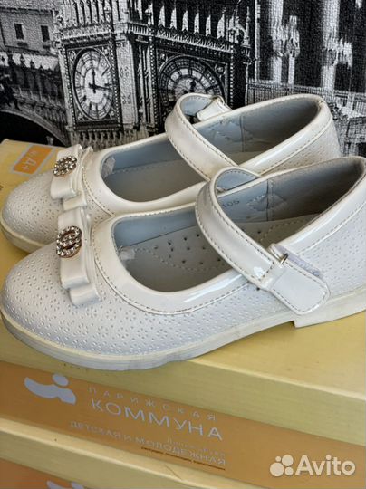 Туфли для девочки 27 28 размер новые