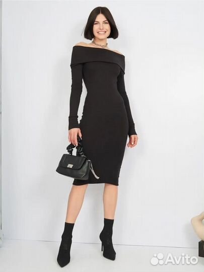 Платье теплое р 46