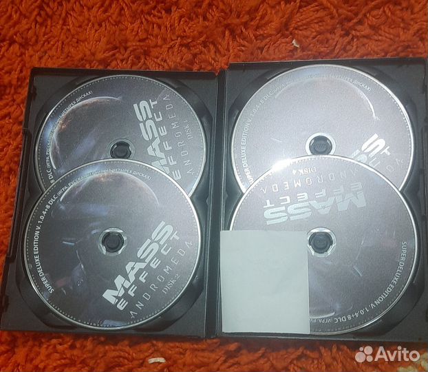 Mass effect pc диски, комплект из 4 игр
