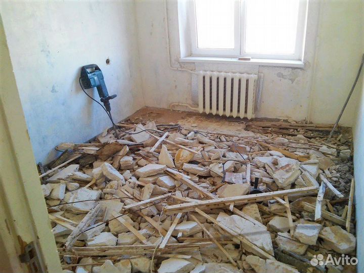 Демонтажные работы и вывоз мусора и снос домов