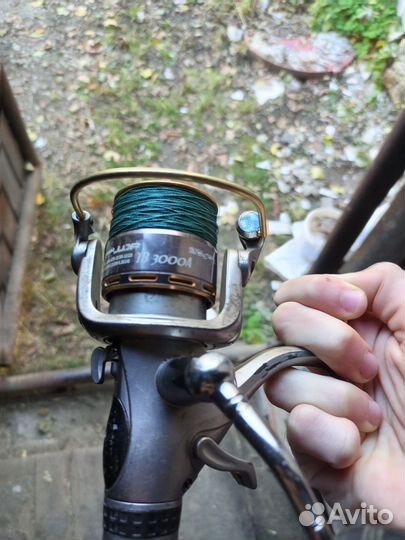 Фидерное удилище с катушкой