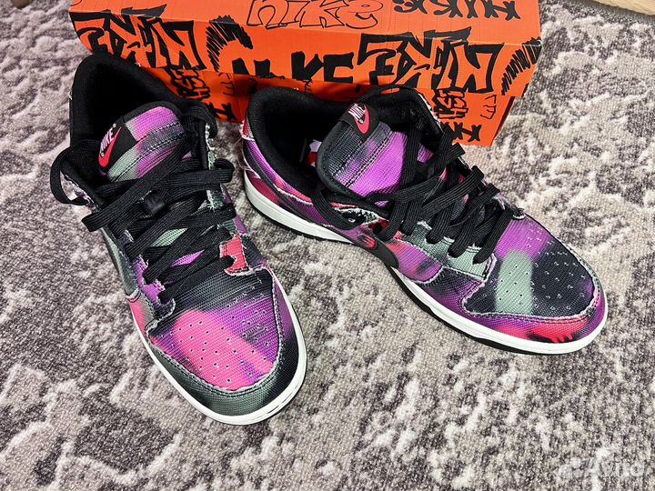 Nike Dunk Low Graffiti кроссовки новые