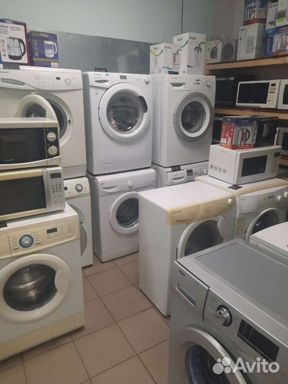 Стиральная машина есть выбор с гарантией 6 мес