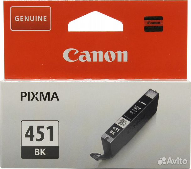 Картридж Canon CLI-451Bk (6523B001) струйный чёрны