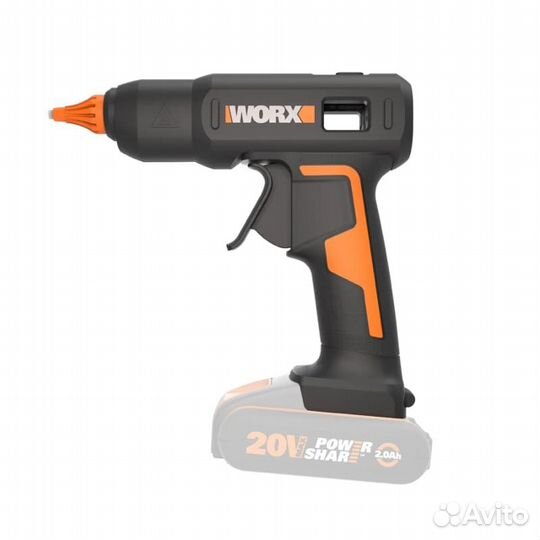 Клеевой пистолет аккумуляторный worx WX045.9