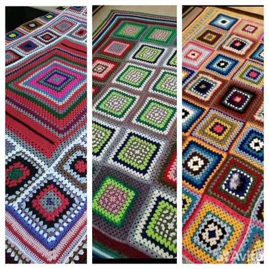 Плед ручной работы