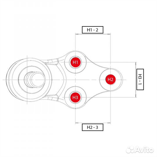 Опора шаровая