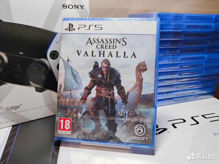 Новый диск Assassin's Creed: Valhalla PS5 Рус