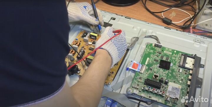 Ремонт телевизоров на дому. Диагностика, пайка