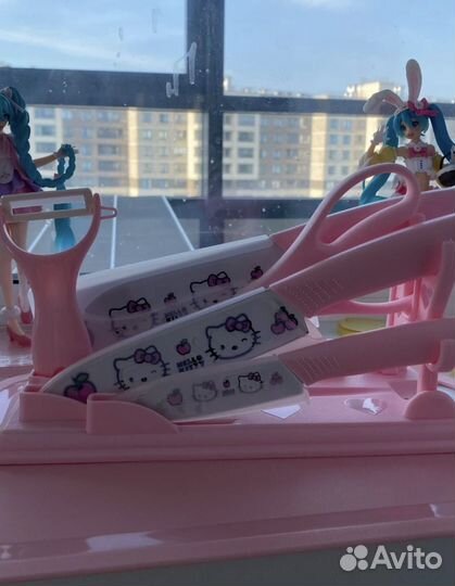 Набор ножей hello kitty новый, 7 предметов