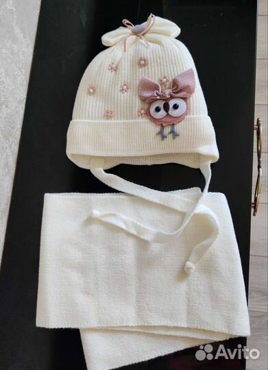 Комплект шапка, шарф