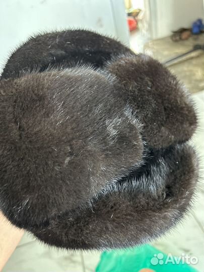 Норковая шапка мужская