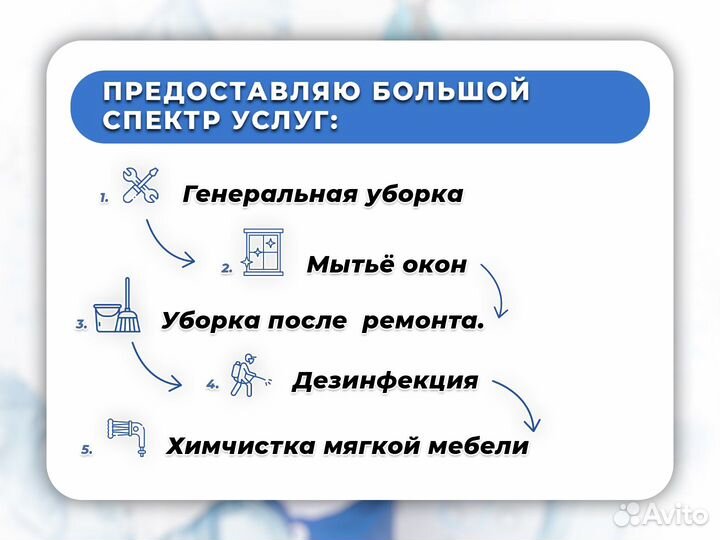 Клининг Уборка квартир Химчистка Уборщица