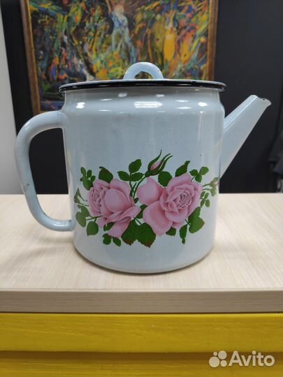 Чайник эмалированный СССР