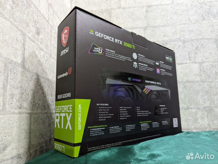 Видеокарта Rtx 3060ti Msi Gamig X.Чек.Сост нов