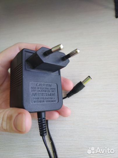 Блок питания адаптер AC/DC 7W 9V 0.3A, 2 метра