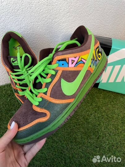 Кроссовки Nike sb dunk low de la soul