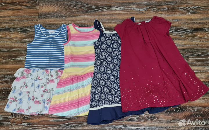 Летние платья на девочку 104-110
