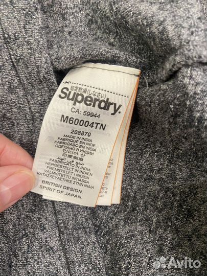 Свитшот джемпер Superdry Англия хлопок 46-48 раз