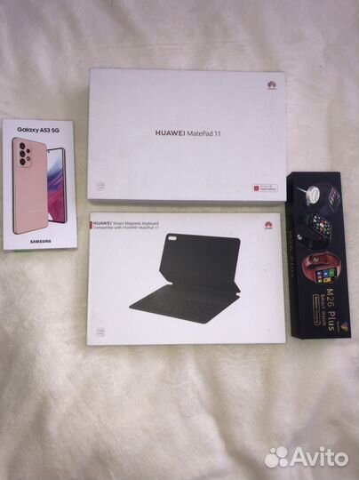 Коробки от Huawei, Samsung, M26 plus