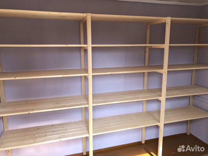 Стеллажи деревянные (мск)