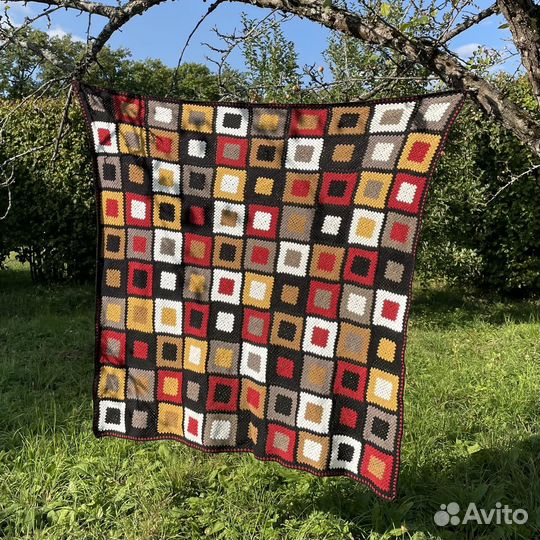 Вязанный плед