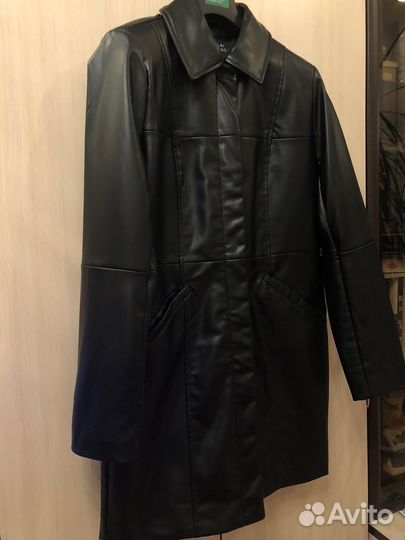 Кожаный плащ