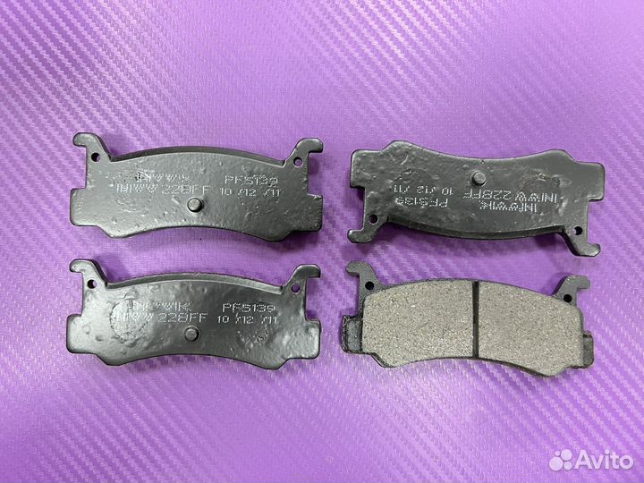 Колодки тормозные дисковые задние Mazda PF5139