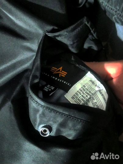 Бомбер alpha industries ma 1 дутый