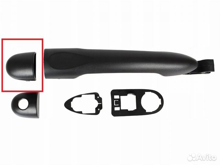 Ручка двери наружная передняя правая (задняя часть