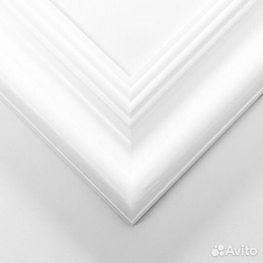 Фоторамка дерево Liza 50х70 см белая (пластиковый