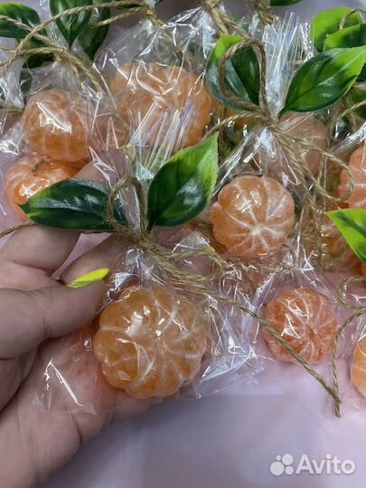 Мандаринки из мыла. Новый год 2024