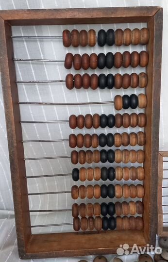 Деревянные счёты СССР 2шт