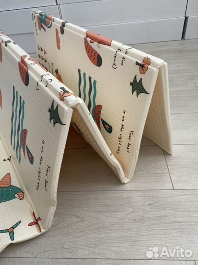 Развивающий детский коврик складной для ползания