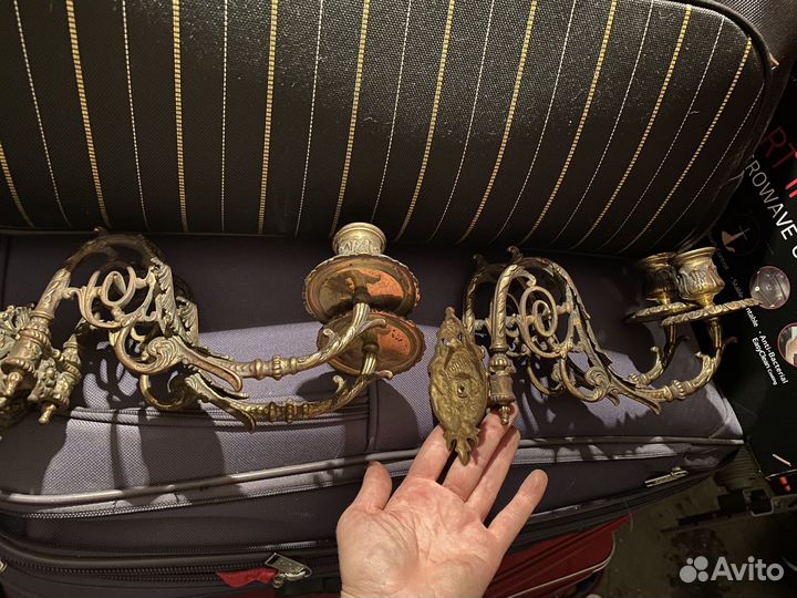 Канделябры для пианино бронза